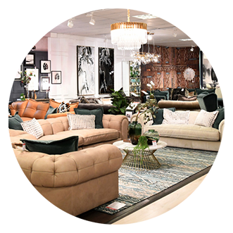 See thousands of items on display in our huge showroom. You’ll receive a warm welcome from our knowledgeable staff who will gladly take you through our beautifully styled and curated roomsets & displays.
 
See address & map